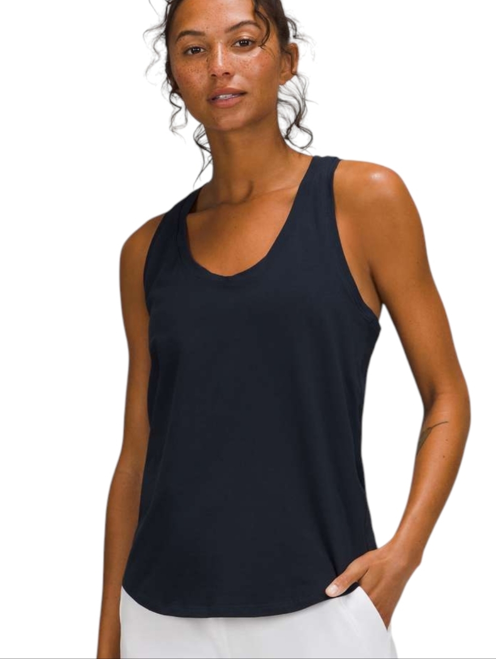 Lululemon Love Tank Women 6 Navy Cotton